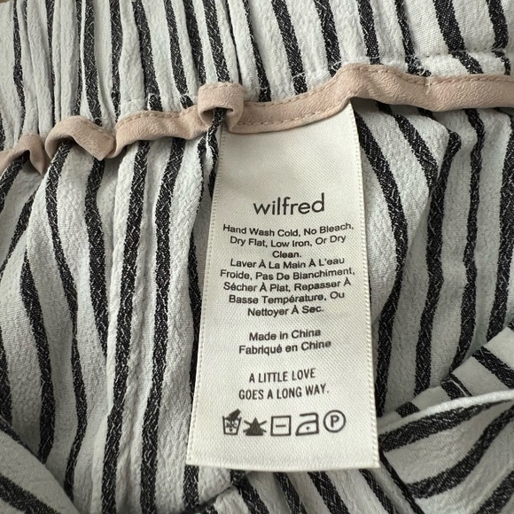 ARITZIA Wilfred Faun Pants in Black Stripe - Picture 11 of 11